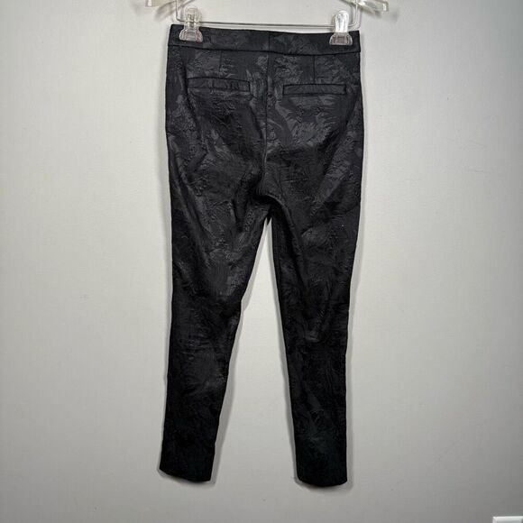 Hugo Boss Tanitea Floral Brocade Slim Pants black size 0 - Picture 7 of 10